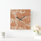 -Franse land Toile Wall klok (Huis)