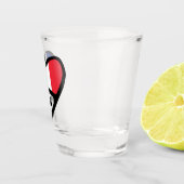 Franse landcode Vlaggenkop, FRA Shot Glas (Rechts)