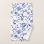 Franse Landelijke Blauwe Kleur Bad Handdoek (Handdoek)