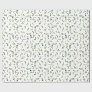 Franse landelijke chic waterverf olijfpatroon cadeaupapier