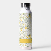 Franse landelijke citroen wilde bloem aangepaste n waterfles (Links)