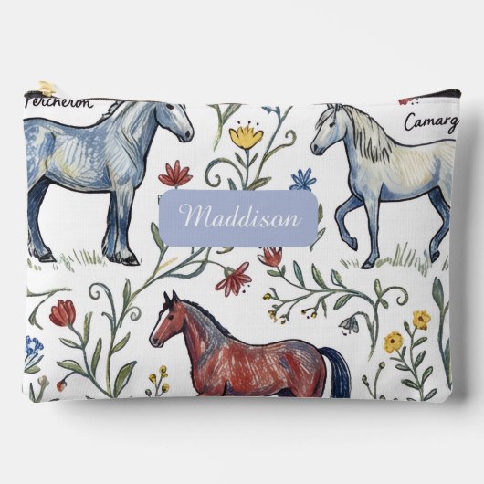 Franse Landelijke Paardenschool Etui (Voorkant)