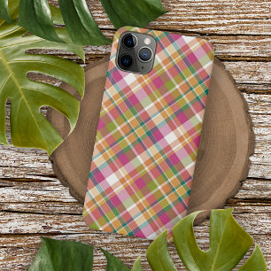 Franse landelijke shabby chic flair Madras patroon Case-Mate iPhone Case