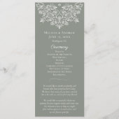 Franse landelijke tuinprogramma's met kant programmakaart (Voorkant)