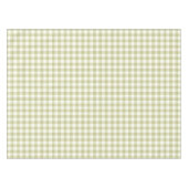 Franse landelijke weide gingham - saliegroen gerui tafelkleed (Voorkant (Horizontaal))