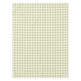 Franse landelijke weide gingham - saliegroen gerui tafelkleed