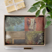 Franse landenboerenkazerij Roosters Quad 1 ontlepa Tissuepapier (Geschenk)