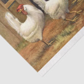 Franse landenboerenkazerij Roosters Quad 1 ontlepa Tissuepapier (Detail)