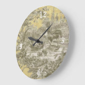 Franse landenkast voor toile roestboter grote klok (Hoek)