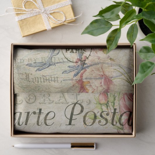 Franse landgenooster tissuepapier (Geschenk)