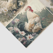 Franse landkippen tissuepapier (Detail)