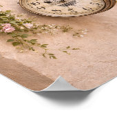 Franse landklok wanddecoratie poster (Hoek)