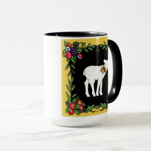 Franse landlamp mok (Voorkant rechts)