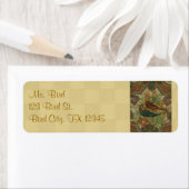 franse landvogels retouradreslabels etiket (Insitu)