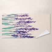 Franse lavanderwaterverf badhanddoek (Badhanddoek)