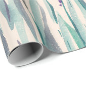 Franse lavanderwaterverf cadeaupapier (Rol Hoek)