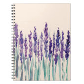 Franse lavanderwaterverf notitieboek (Voorkant)