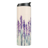 Franse lavanderwaterverf thermosbeker (Gedraaid links)