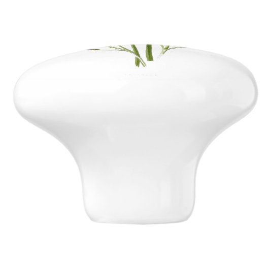  Franse lavendeklep Keramische Knop (Zijkant)