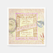 Franse Lavendel Parfum Collage Servet (Voorkant)