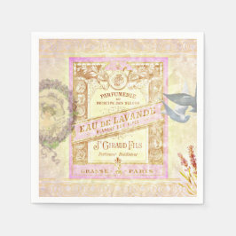  Franse Lavendel Parfum Collage Servet