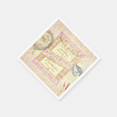 Franse Lavendel Parfum Collage Servet (Hoek)