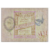  Franse Lavendel Parfum Collage Snijplank (Voorkant)