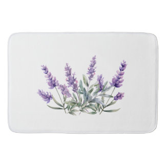 Franse lavendel patroon. aquarel badmat