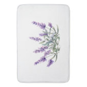 Franse lavendel patroon. aquarel badmat (Voorkant Verticaal)