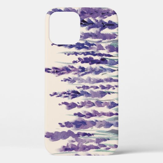 Franse Lavendel: Waterverf Illustratie Case-Mate iPhone Case (Achterkant)