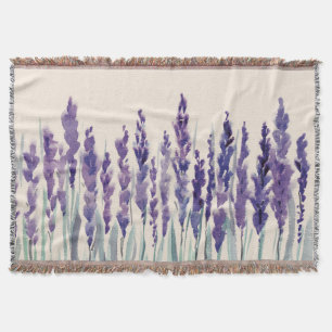 Franse Lavendel: Waterverf Illustratie Deken