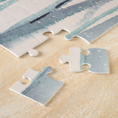 Franse Lavendel: Waterverf Illustratie Legpuzzel (Zijkant)