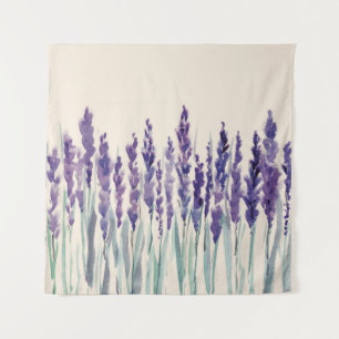 Franse Lavendel: Waterverf Illustratie Wandkleed