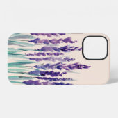Franse lavendel waterverf iPhone hoesje (Achterkant horizontaal)