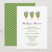 Franse lavender die we hebben verplaatst |Houder v Kaart (Voorkant / Achterkant)