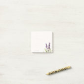 Franse lavender Post-it Notes (Op bureau)