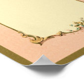   Franse lege paginarand Poster (Hoek)