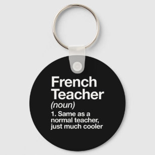 franse leraar definitie plezier terug naar school  sleutelhanger