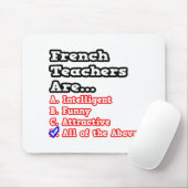 Franse leraar quiz...Joke Muismat (Met muis)