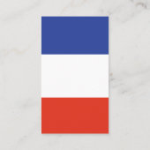 Franse leraar, tutor, vertaler schattige dieren visitekaartje (Achterkant)