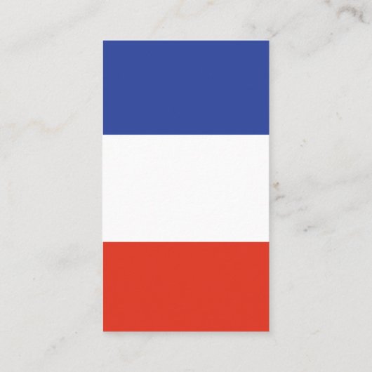 Franse leraar, tutor, vertaler schattige dieren visitekaartje (Achterkant)