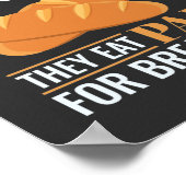 Franse leraren zijn zo hard dat ze pijn en schijn  poster (Hoek)