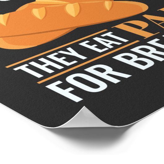 Franse leraren zijn zo hard dat ze pijn en schijn poster (Hoek)