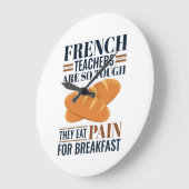 Franse leraren zijn zo hard dat ze pijn eten grote klok (Hoek)