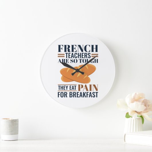 Franse leraren zijn zo hard dat ze pijn eten grote klok (Huis)