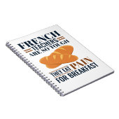 Franse leraren zijn zo hard dat ze pijn eten notitieboek (Rechterzijde)