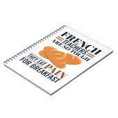 Franse leraren zijn zo hard dat ze pijn eten notitieboek (Linkerzijde)