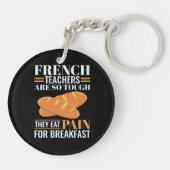 Franse leraren zijn zo hard dat ze pijn grappig et sleutelhanger (Achterkant)