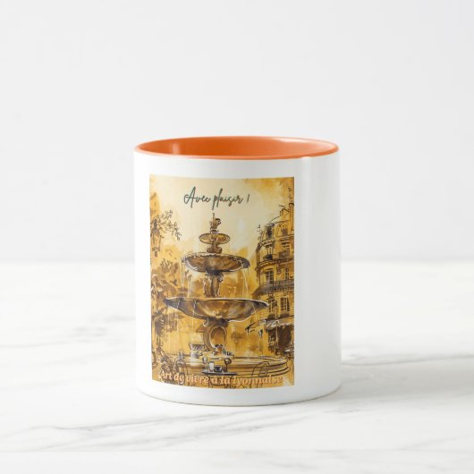 Franse levensstijl Lyon Mok (Midden)