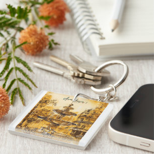 Franse levensstijl Lyon Sleutelhanger